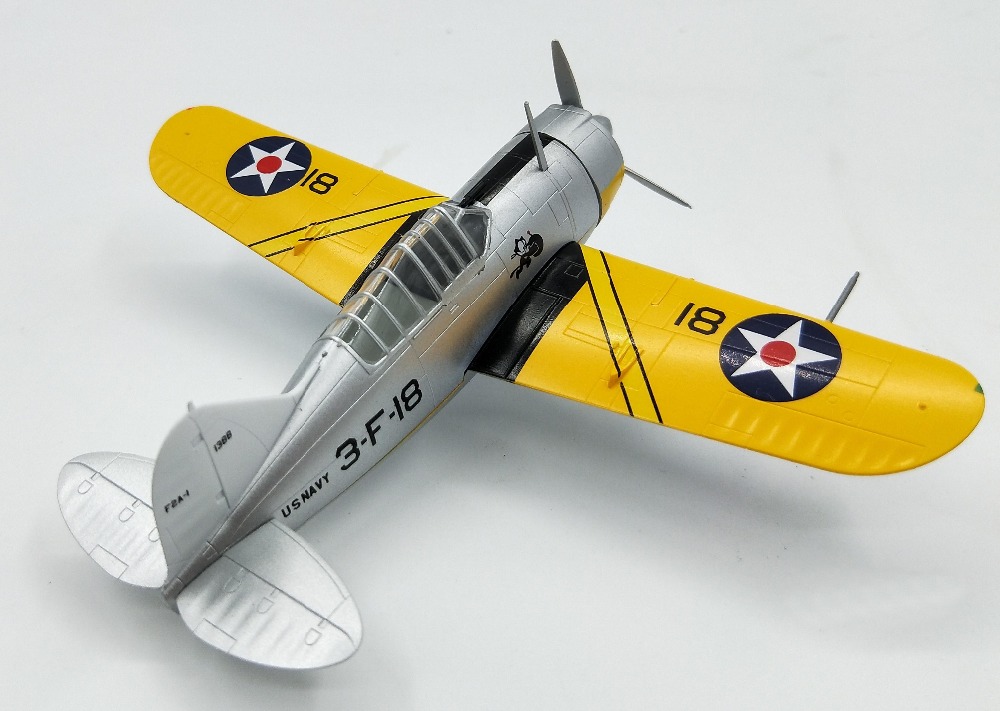 1:72 World War II American F2A-2 buffalo fighter model finished 36380 ...