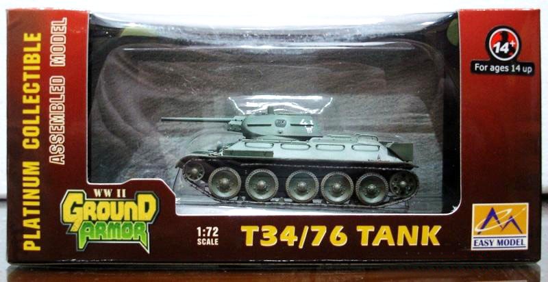 Genuine TRUMPETER 1:72 World War II Soviet 34-76 T medium tank model The eastern front 1942 Rare static model 36265