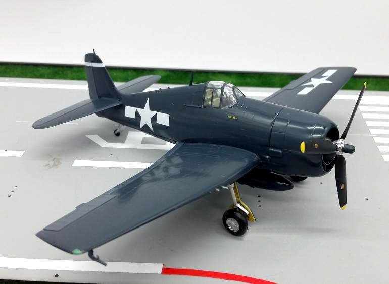 Genuine TRUMPETER 1:72 American F6F fighter model in World War II CVG-15 1944 37299 Static collection model