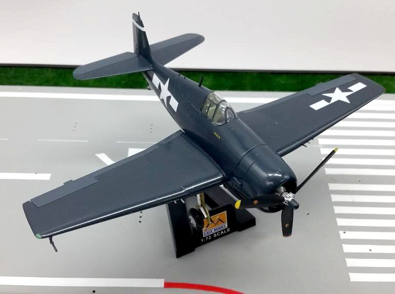 Genuine TRUMPETER 1:72 American F6F fighter model in World War II CVG-15 1944 37299 Static collection model