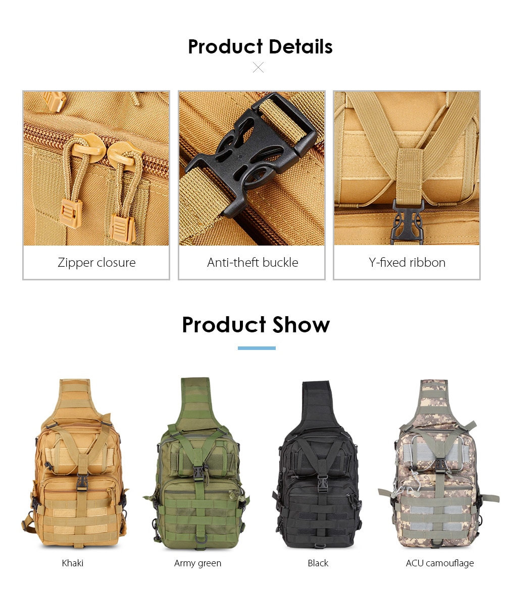 Outlife Nylon Military Tactical Backpack Army Molle Shoulder Camping Camouflage Hiking Backpack Hunting Bag Utility Trekking Bag