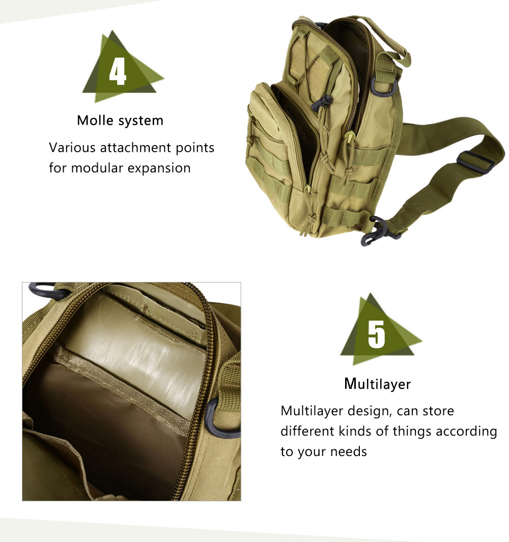 Hotsale 9 Color 600D Outdoor Sports Shoulder Military Camping Hiking Tactical Bag Camping Hunting Backpack Utility Chest Bag Hotsale 9 Color 600D Outdoor Sports Shoulder Military Camping Hiking Tactical Bag Camping Hunting Backpack Utility Chest Bag