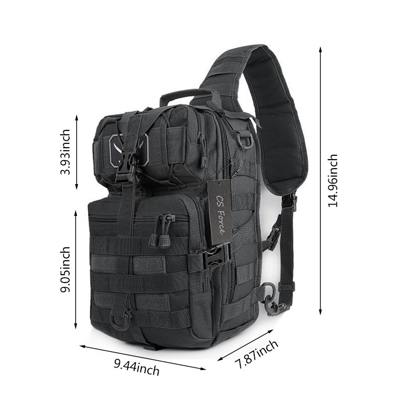 Military Tactical Assault Pack Backpack Army Molle Waterproof Shoulder Bags Small Rucksack for Outdoor Hiking Camping Hunting