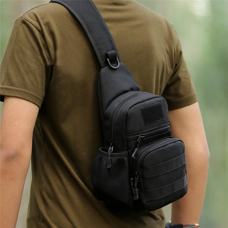 Tactical Shoulder Backpack Military Men's Crossbody Chest Hiking Molle ...