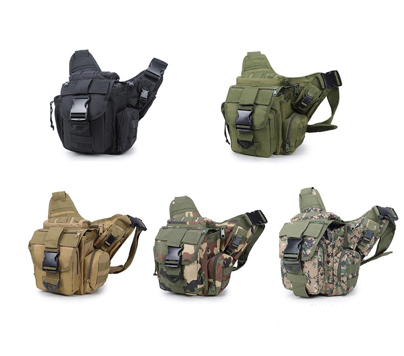 Outdoor Tactical Pouch 600D Men's Military Bag Molle Army Sport Shoulder Bag Hiking Travel Climbing Bags Pack 5 Colors