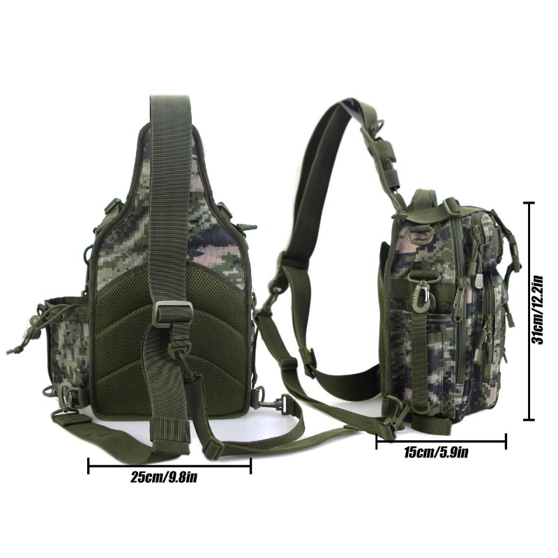 Runature Waterproof Sports Bag Outdoor Backpack Camping Travel Bag Military Backpack Tactical Bag One Shoulder Sling Chest Bag