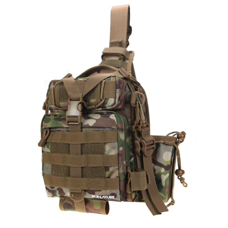 Runature Waterproof Sports Bag Outdoor Backpack Camping Travel Bag Military Backpack Tactical Bag One Shoulder Sling Chest Bag