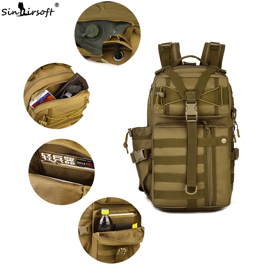 Tactical Backpack 900D Waterproof Army Shoulder Military Hunting ...