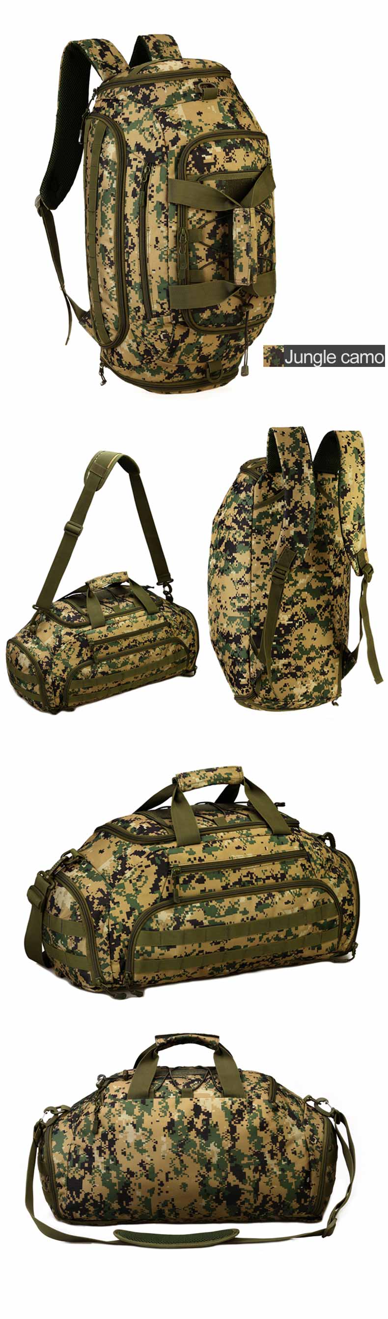 Outdoor Sports Backpack Tactical Army Bags for Men Camping Hunting Rucksack Shoulder Bag Mochilas Tacticas Sac De Sport XA996WD
