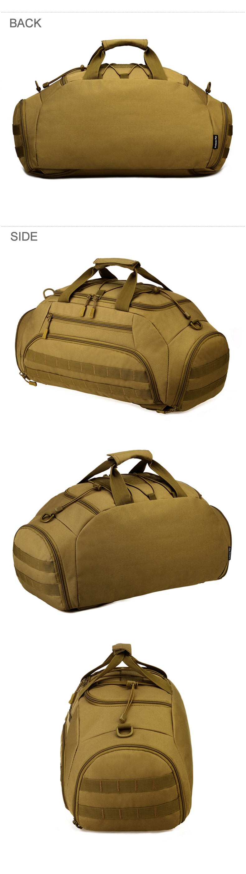 Outdoor Sports Backpack Tactical Army Bags for Men Camping Hunting Rucksack Shoulder Bag Mochilas Tacticas Sac De Sport XA996WD