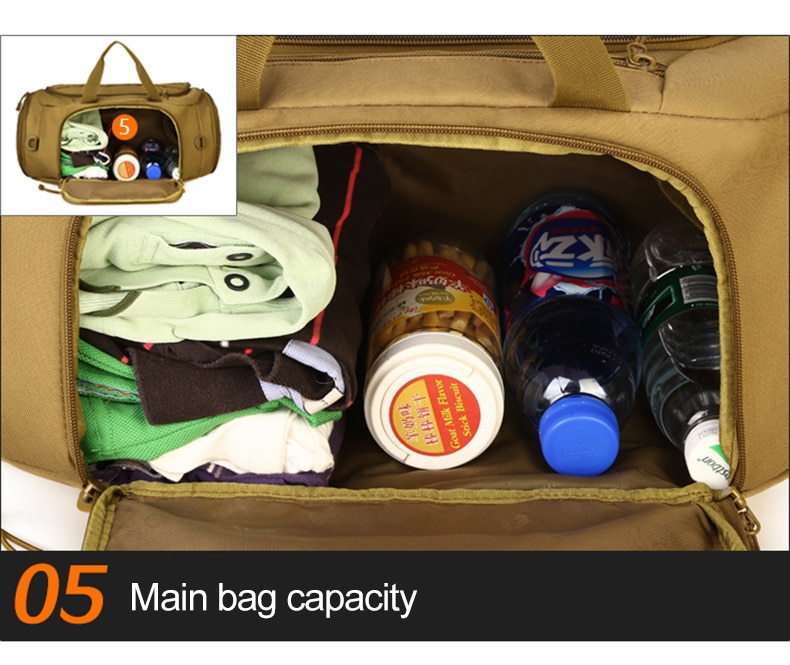 Outdoor Sports Backpack Tactical Army Bags for Men Camping Hunting Rucksack Shoulder Bag Mochilas Tacticas Sac De Sport XA996WD