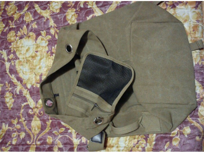 Men Outdoor Bacpkack Luggage Travel Large Army Bucket Bag Multifunctional Military Canvas Backpacks Sports Shoulder Bags XA188WA