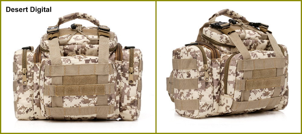 Outdoors Sport Portable Molle Tactical Bag 600D Oxford Multifunction SLR Camera Carry Bag Waist Hand Shoulder Bag Military fans