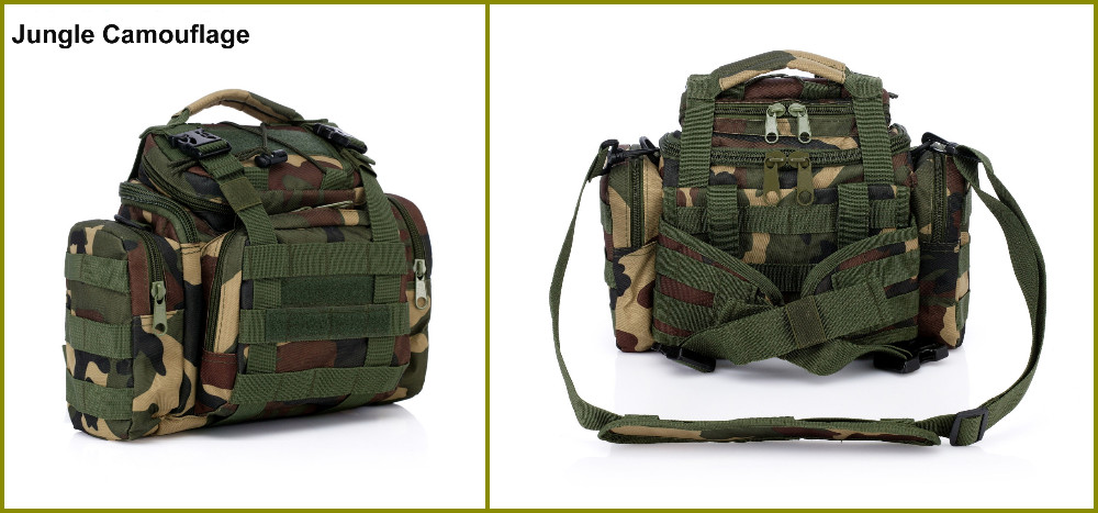 Outdoors Sport Portable Molle Tactical Bag 600D Oxford Multifunction SLR Camera Carry Bag Waist Hand Shoulder Bag Military fans