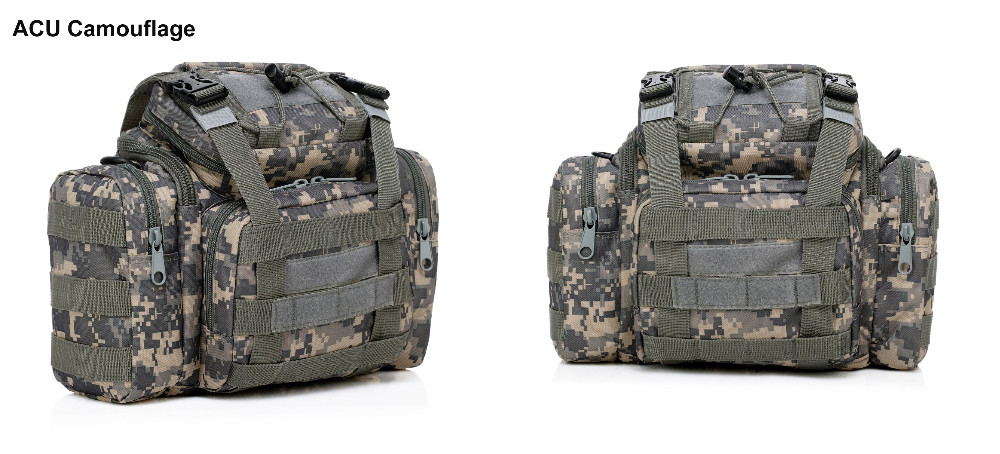 Outdoors Sport Portable Molle Tactical Bag 600D Oxford Multifunction SLR Camera Carry Bag Waist Hand Shoulder Bag Military fans