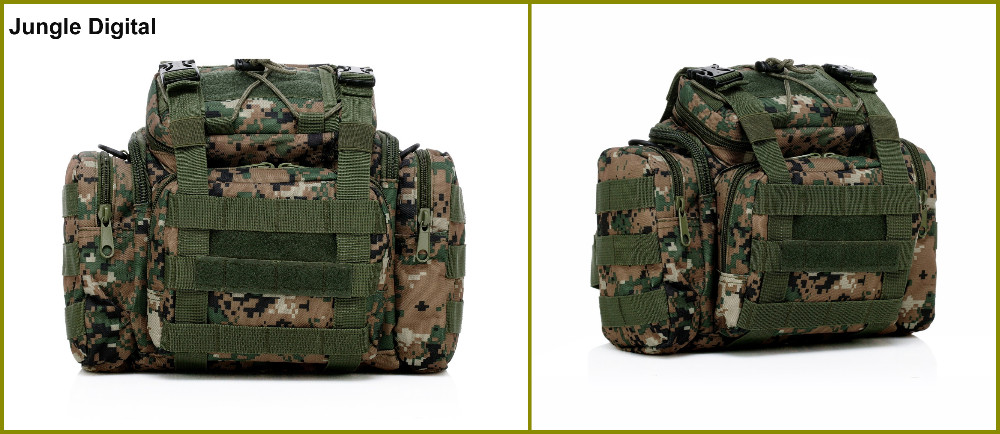 Outdoors Sport Portable Molle Tactical Bag 600D Oxford Multifunction SLR Camera Carry Bag Waist Hand Shoulder Bag Military fans