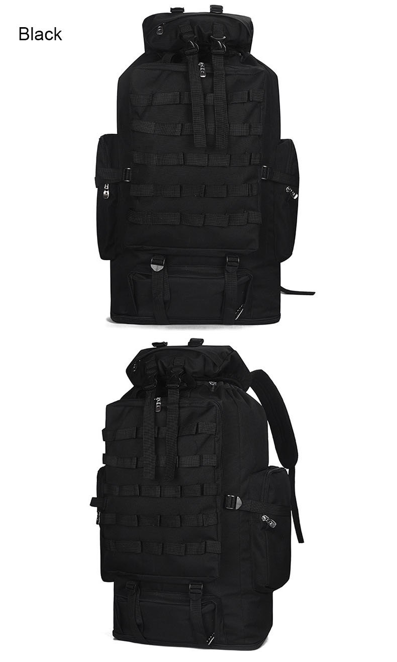 100L Military Molle Army Bag Camping Backpack Tactical Large Backpacks Hiking Travel Outdoor Sports Bags Rucksack Mohila XA658WA