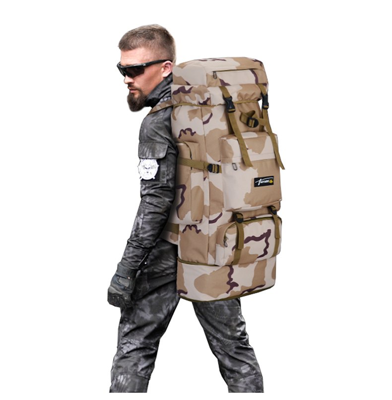 70L 85L Tactical Bag Military Backpack Mountaineering Men Travel Outdoor Sport Bags Molle Hunting Camping Rucksack 2019 XA686WA