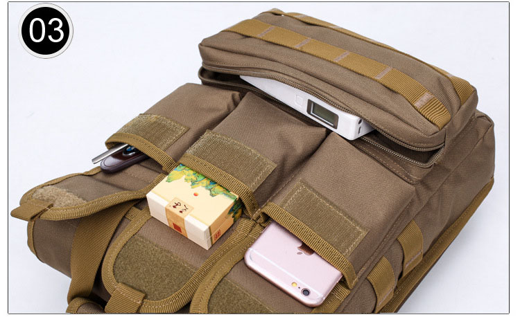 Men Outdoor Tactical Bag Molle Messenger Bags Military Camouflage Single Shoulder Belt Sack For Sports Toolkit Handbag XA158WA