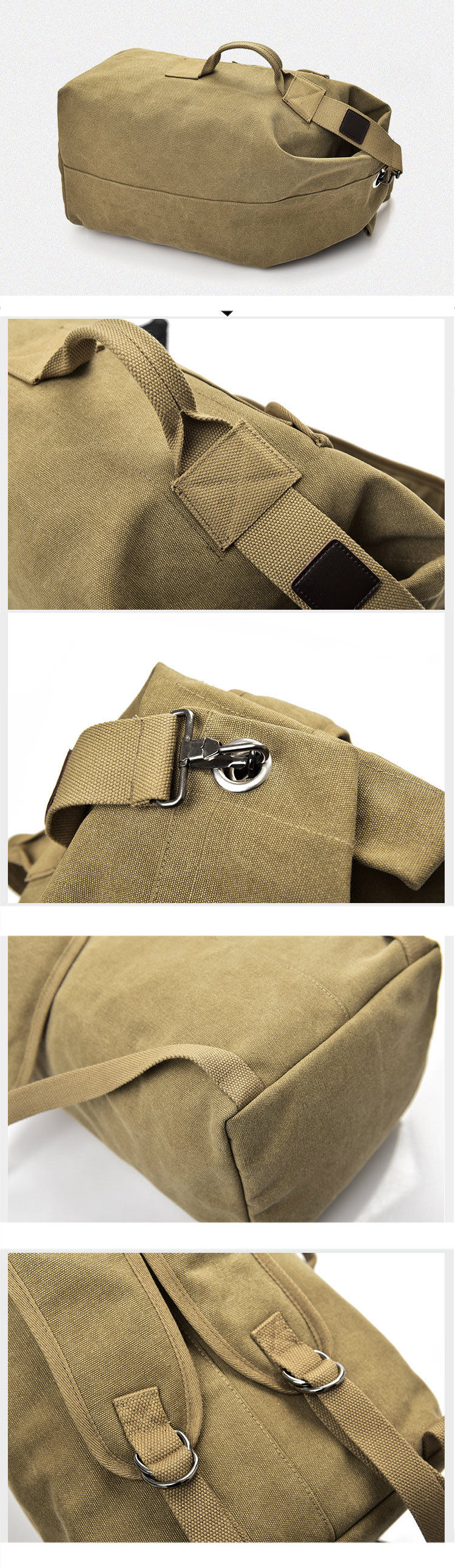 Large Capacity Men Women Travel Bag Military Tactical Climbing Backpack Army Bags Canvas Bucket Shoulder Sports Bag Male XA595WD