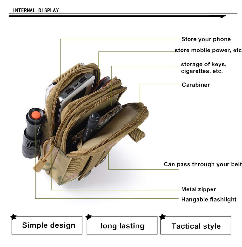 600D Tactical Bag Shoulder Waterproof Tactical Backpack Outdoor Bag Military Mochila Militar Nylon Army Bags For Men Travel