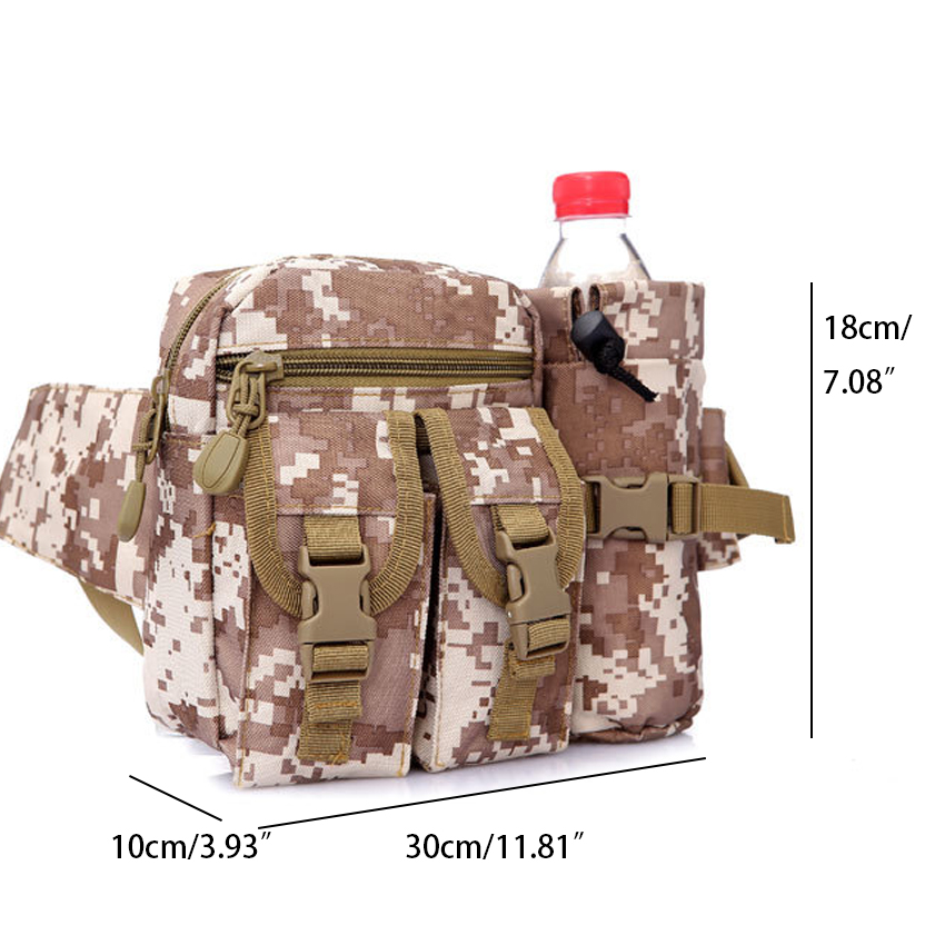 Outdoor Military Tactical Shoulder Bag Waterproof Oxford Molle Camping Hiking Pouch Kettle Bag bolsillo Waist Pack Bag 6 colors Outdoor Military Tactical Shoulder Bag Waterproof Oxford Molle Camping Hiking Pouch Kettle Bag bolsillo Waist Pack Bag 6 colors