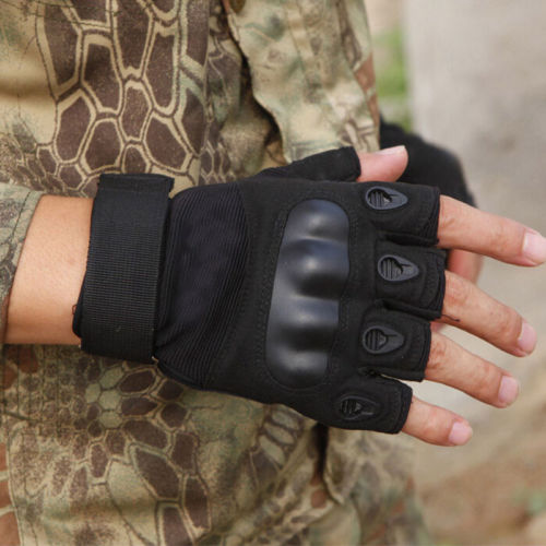 Hot Outdoor Half Finger Gloves Military Tactical Airsoft Hunting Riding Cycling Hiking Sportswear Gloves