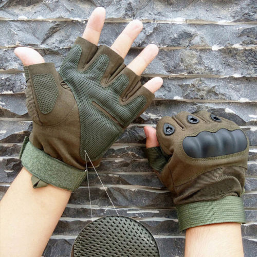 Hot Outdoor Half Finger Gloves Military Tactical Airsoft Hunting Riding Cycling Hiking Sportswear Gloves