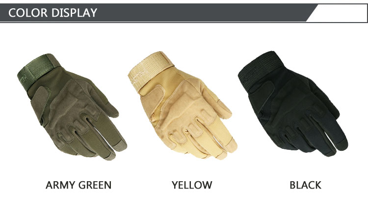 Us Military Tactical Gloves Outdoor Sports Army Full Finger Combat Motocycle Slip-resistant Carbon Fiber Tortoise Shell Gloves