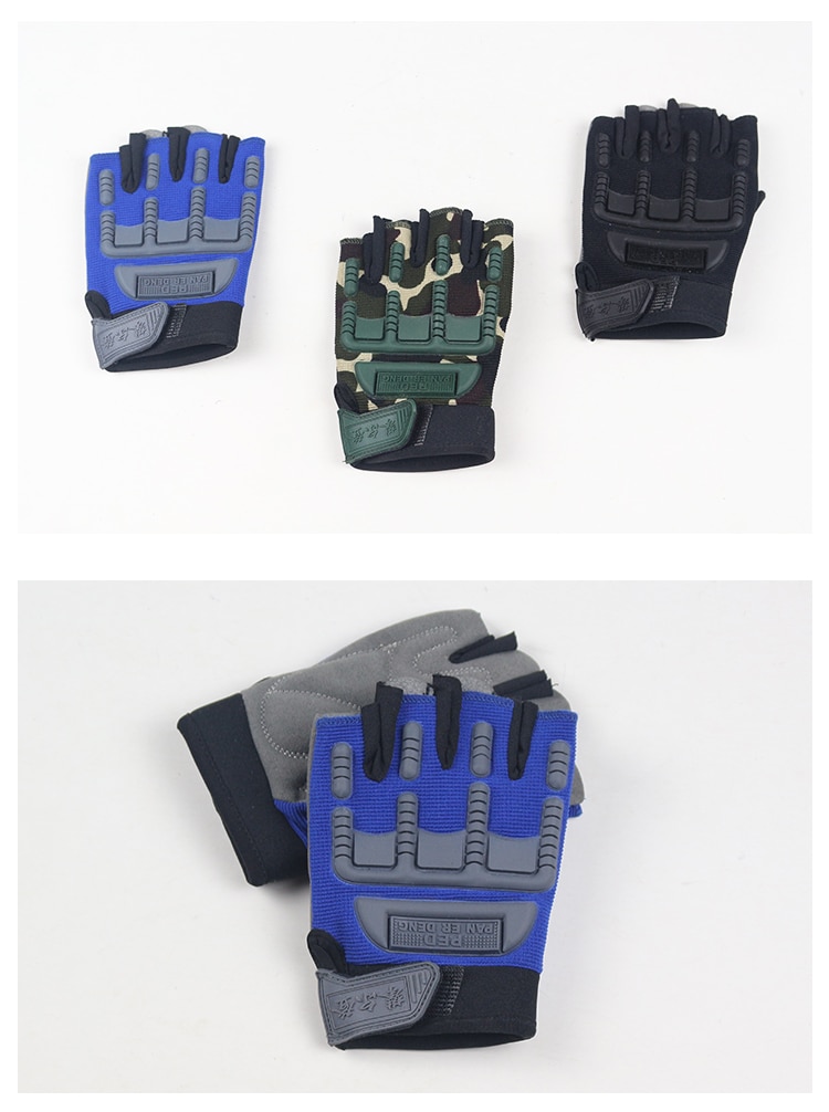 5-13 Years old Kids Tactical Fingerless Gloves Military Armed Anti-Skid Rubber Knuckle Black Half Finger Boys Children Gloves 5-13 Years old Kids Tactical Fingerless Gloves Military Armed Anti-Skid Rubber Knuckle Black Half Finger Boys Children Gloves