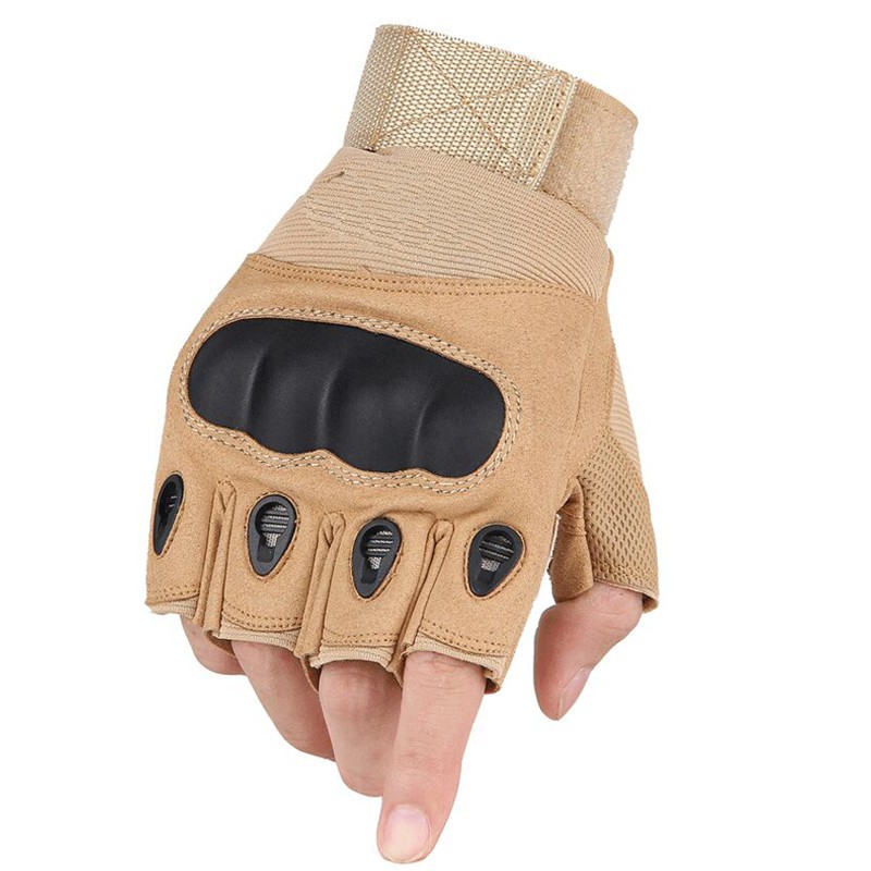 Tactical Gloves Military Army Bicycle Combat Paintball Airsoft Work Fingerless Shooting Combat Hard Knuckle Half Finger Gloves