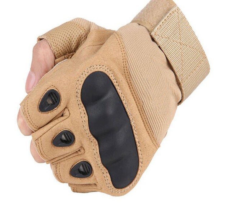 Tactical Gloves Military Army Bicycle Combat Paintball Airsoft Work Fingerless Shooting Combat Hard Knuckle Half Finger Gloves