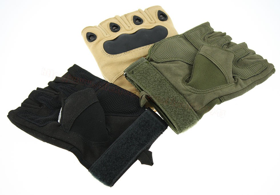 Tactical Gloves Military Army Bicycle Combat Paintball Airsoft Work Fingerless Shooting Combat Hard Knuckle Half Finger Gloves