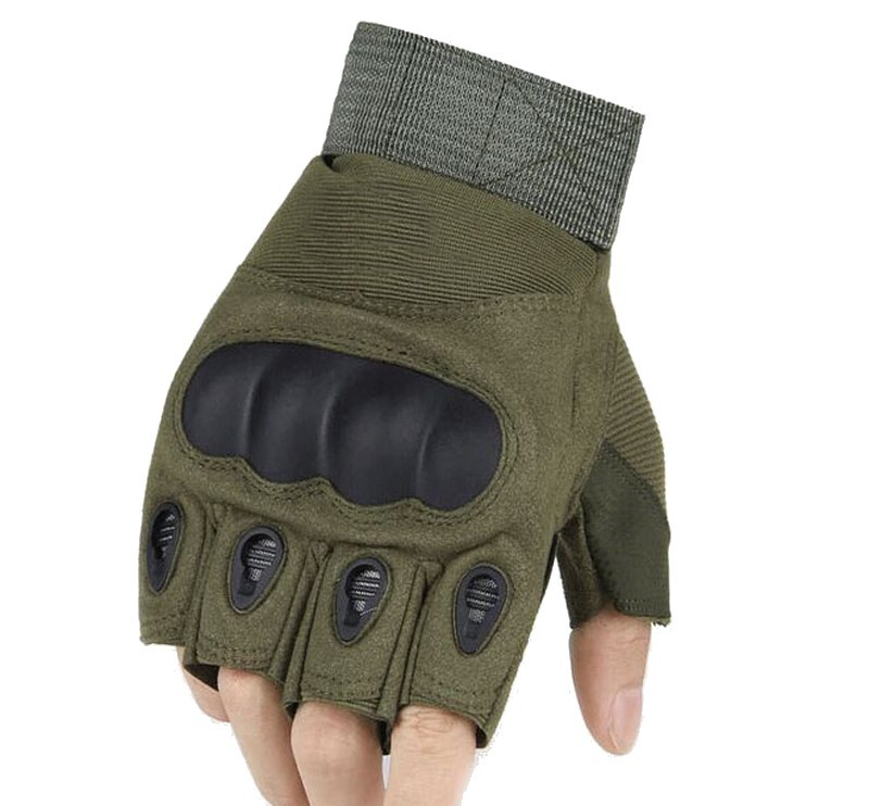 Tactical Gloves Military Army Bicycle Combat Paintball Airsoft Work Fingerless Shooting Combat Hard Knuckle Half Finger Gloves