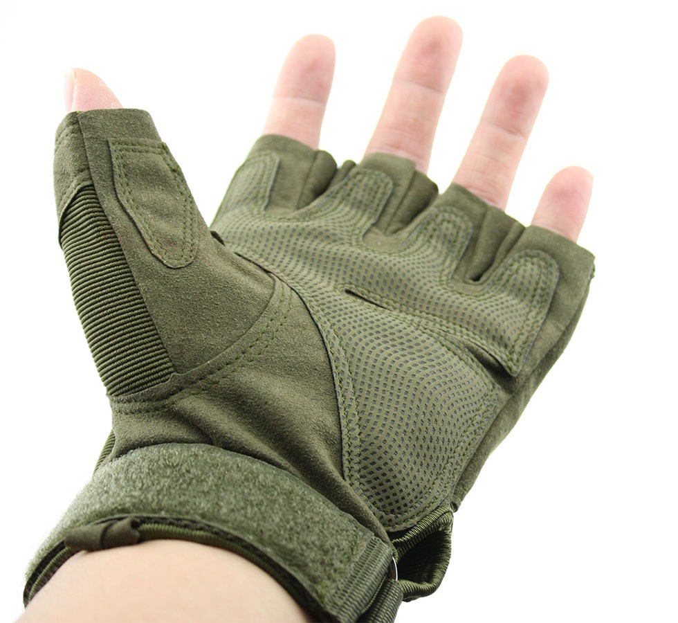 Tactical Gloves Military Army Bicycle Combat Paintball Airsoft Work Fingerless Shooting Combat Hard Knuckle Half Finger Gloves