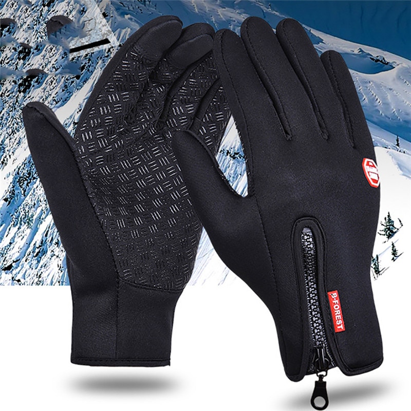 ROPALIA Men Classic Winter Leather Gloves Touch Screen Gloves Male Army Guantes Tacticos Accessories