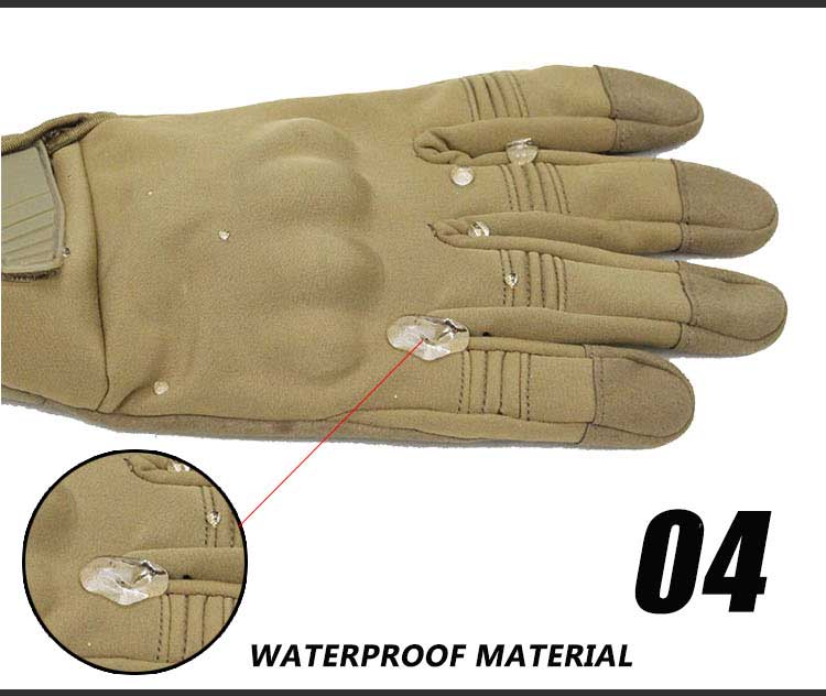 New Camouflage Tactical Touch Gloves Army waterproof Paintball Shooting Military Gloves Airsoft Anti-Skid Full Finger Gloves