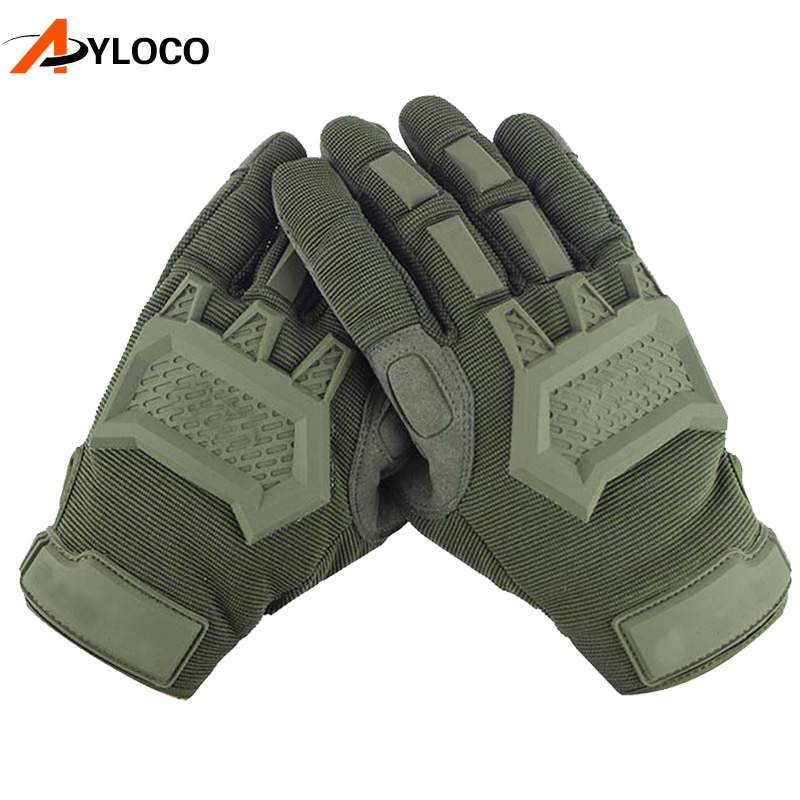 Tactical Touch gloves Airsoft Paintball Military gloves Men Army Special Forces Antiskid Bicycle Full Finger Gym Gloves