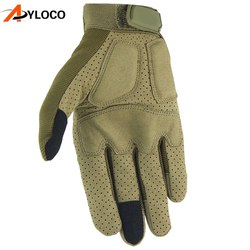 Tactical Touch gloves Airsoft Paintball Military gloves Men Army Special Forces Antiskid Bicycle Full Finger Gym Gloves
