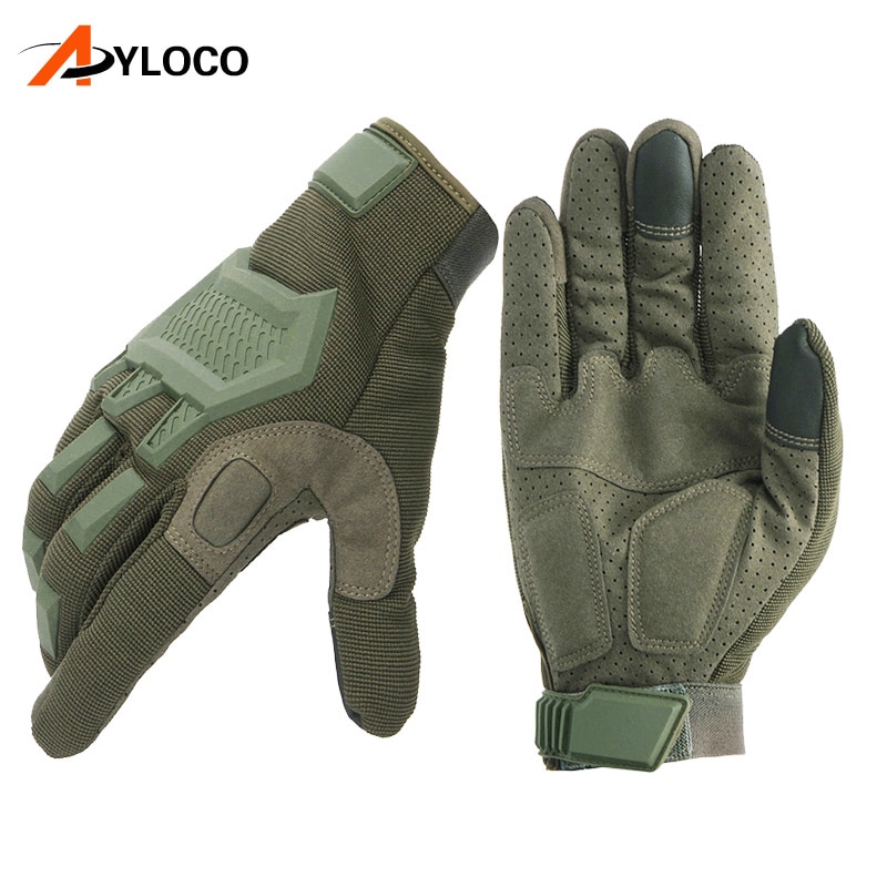 Tactical Touch gloves Airsoft Paintball Military gloves Men Army Special Forces Antiskid Bicycle Full Finger Gym Gloves