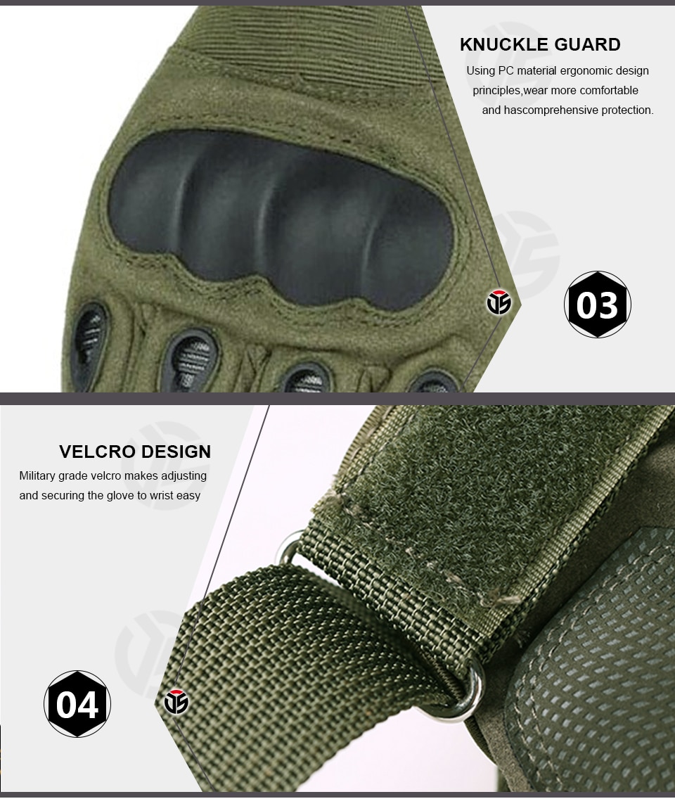 Tactical Fingerless Gloves Military Army Shooting Paintball Airsoft Bicycle Motorcross Combat Hard Knuckle Half Finger Gloves