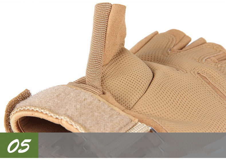 S.ARCHON US Army Tactical Fingerless Gloves Men Anti-Skid Half Finger Military Shooting Mittens Male SWAT Fighting Combat Glove