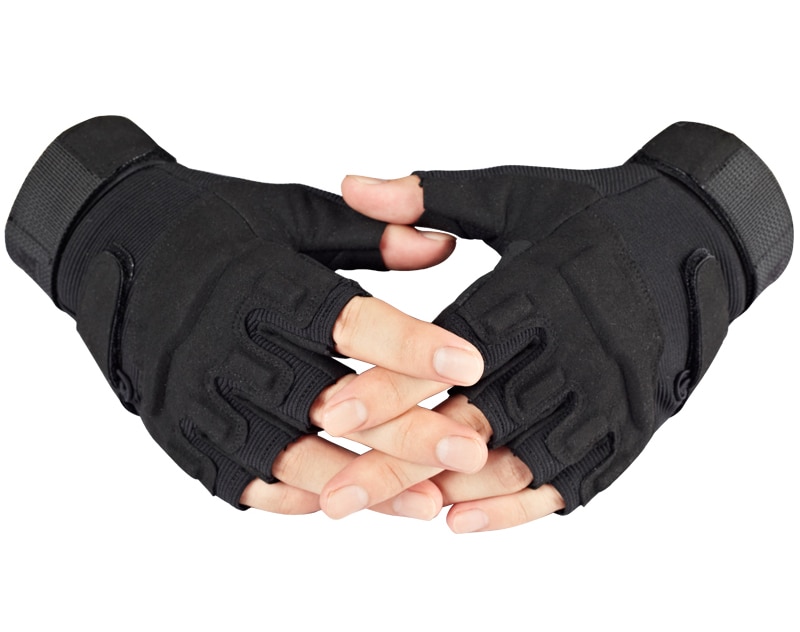 S.ARCHON US Army Tactical Fingerless Gloves Men Anti-Skid Half Finger Military Shooting Mittens Male SWAT Fighting Combat Glove