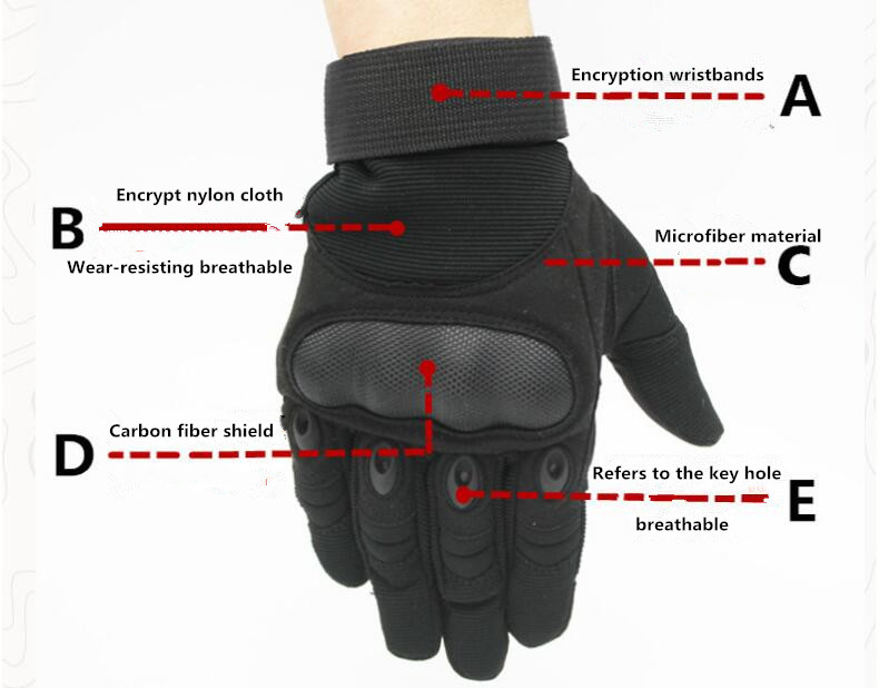 Touch Screen Military Tactical Gloves Army Paintball Shooting Airsoft Combat Anti-Skid Hard Knuckle Full Finger Gloves Men Women