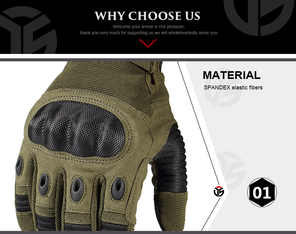 Touch Screen Army Military Tactical Gloves Paintball Airsoft Shooting Combat Anti-Skid Bicycle Hard Knuckle Full Finger Gloves