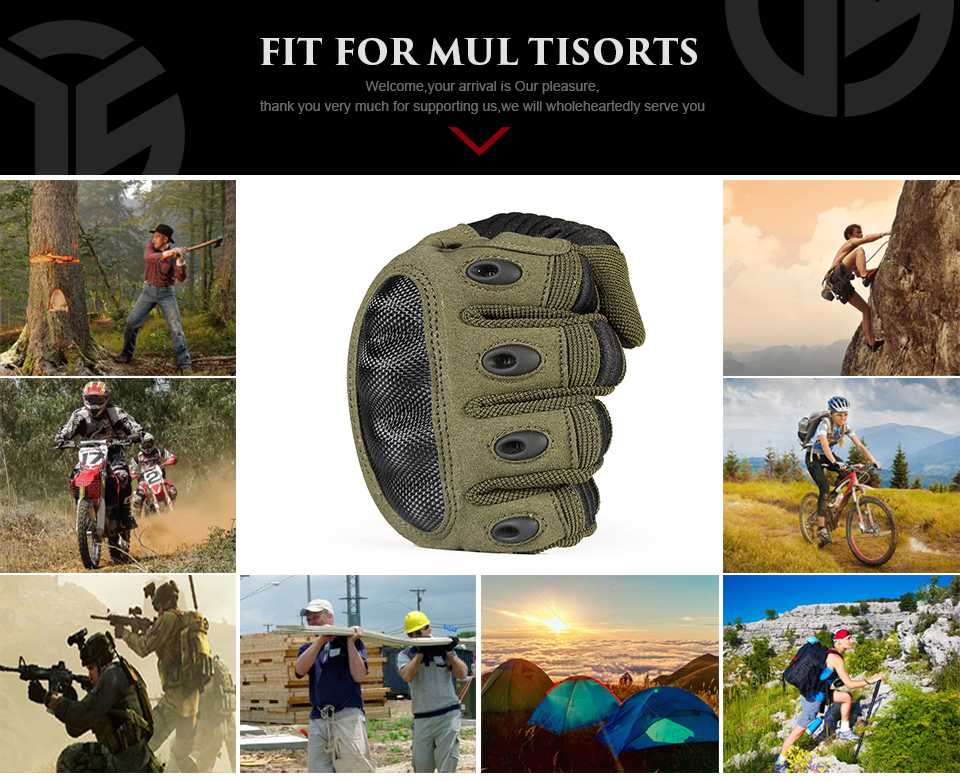 Touch Screen Army Military Tactical Gloves Paintball Airsoft Shooting Combat Anti-Skid Bicycle Hard Knuckle Full Finger Gloves