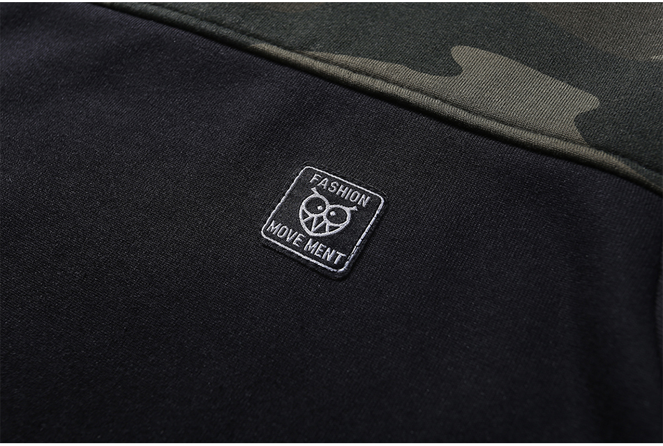 S.ARCHON Military Style Camouflage Sweatshirts Men Casual O-Neck Patchwork Hoodies Male Spring Autumn Camo Pullover Sweatshirts