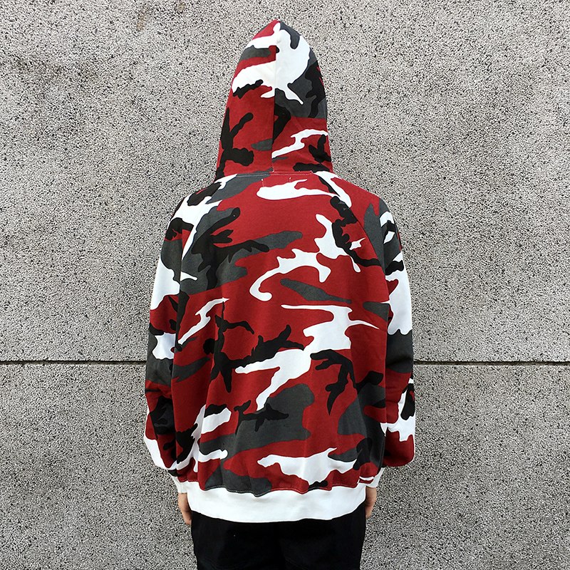 HIPFANDI Camouflage Hoodies Men 2017 New Arrival Sweatshirt Men Camo Hoody Hip Hop Autumn Winter Cotton Military Hoody Size M-XL