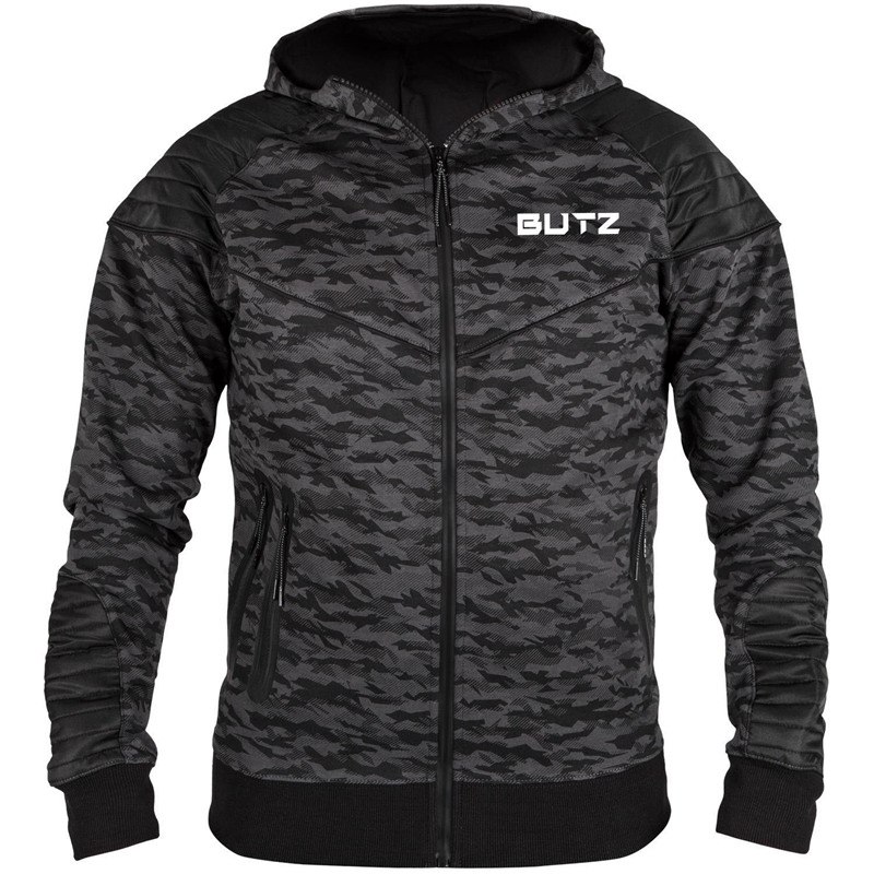 Mens Hooded Camouflage Jackets Long Sleeve Running Gyms Hooded Sport wear Army Sweatshirt Male Hooded Zipper Joggers Tracksuit