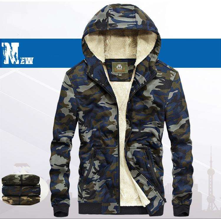 Men Hoodies New 2018 Autumn Winter Original Brand AFS JEEP Sweatshirts Healthy Breathable Military Army Camouflage Mens Coats